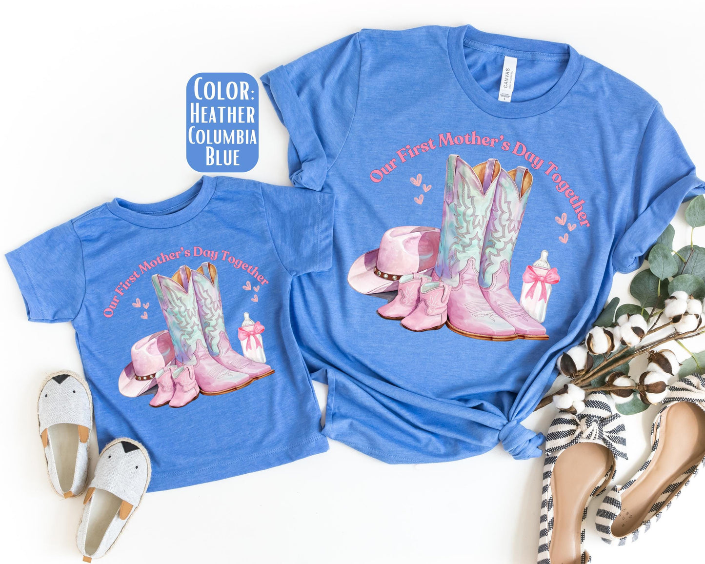 Our First Mother's Day Together Shirt, Mother's Day Gift, Matching Mommy and Me Tee, Mama Mini Mothers Day, First Mother's Day Gift