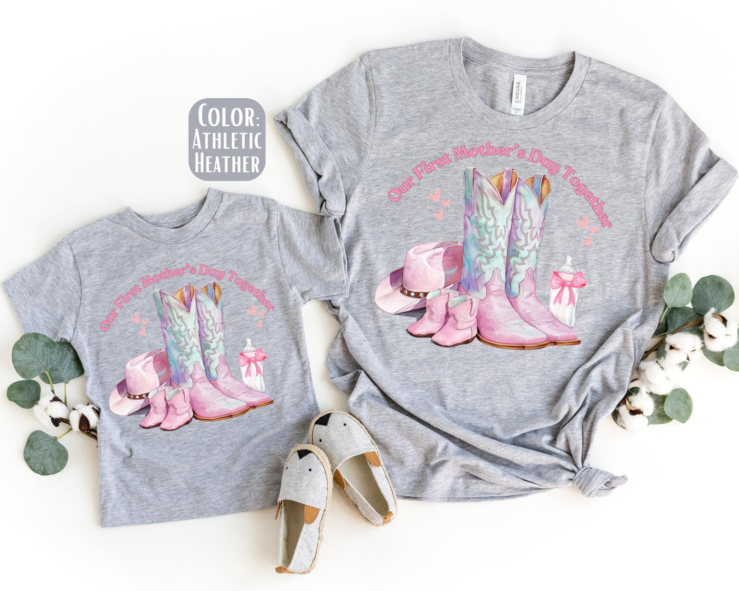 Our First Mother's Day Together Shirt, Mother's Day Gift, Matching Mommy and Me Tee, Mama Mini Mothers Day, First Mother's Day Gift