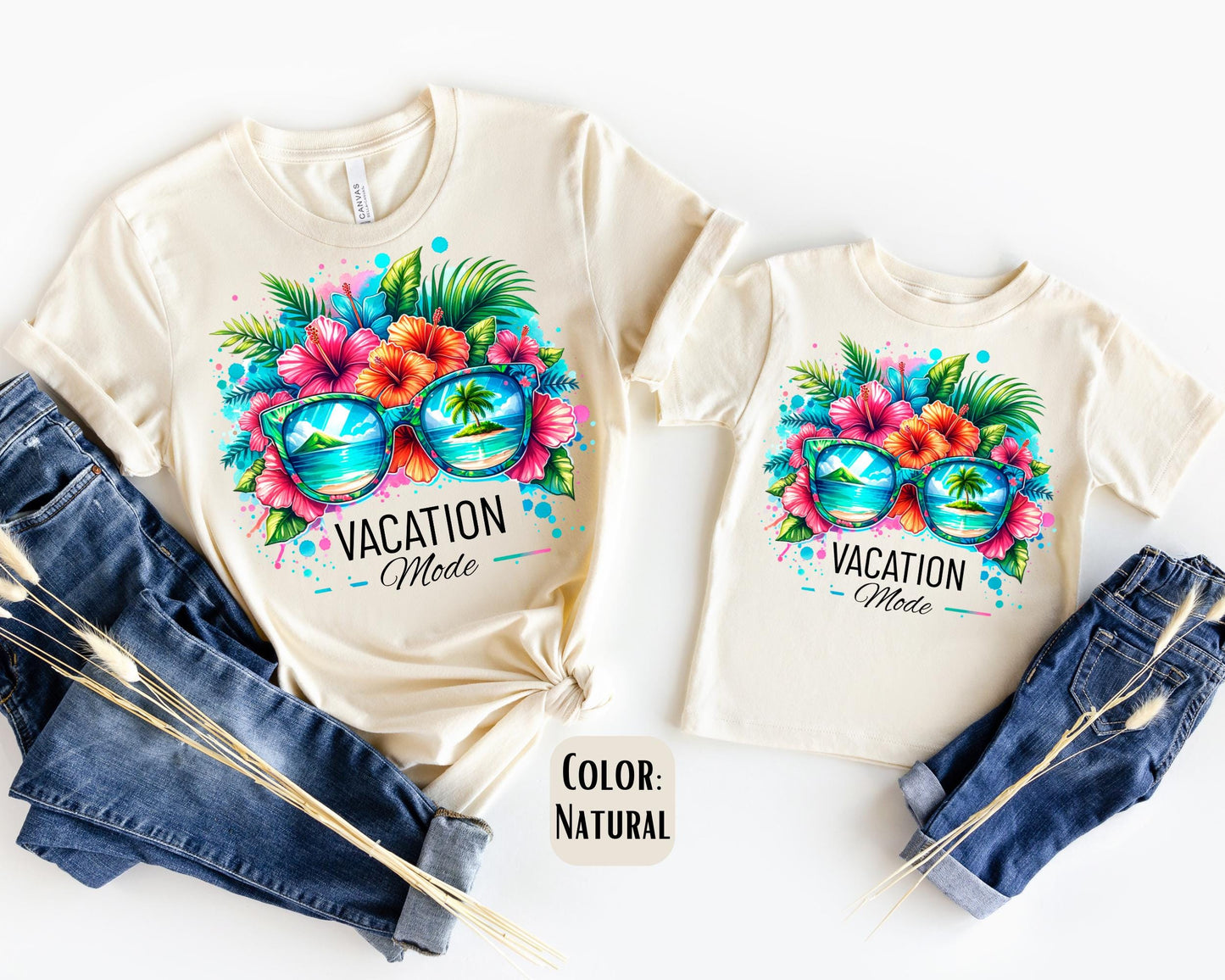 Mama Mini Vacation Mode Shirt, Mother's Day Gift, Matching Mommy and Me Vacation Tee, Family Vacation Shirts, Mama Mini Vacation Outfit