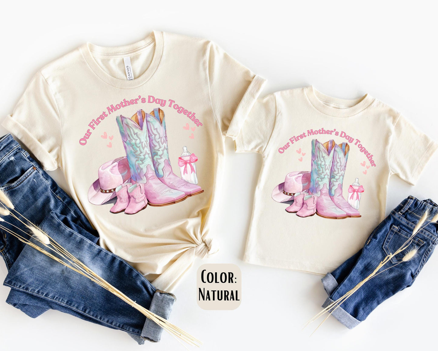 Our First Mother's Day Together Shirt, Mother's Day Gift, Matching Mommy and Me Tee, Mama Mini Mothers Day, First Mother's Day Gift