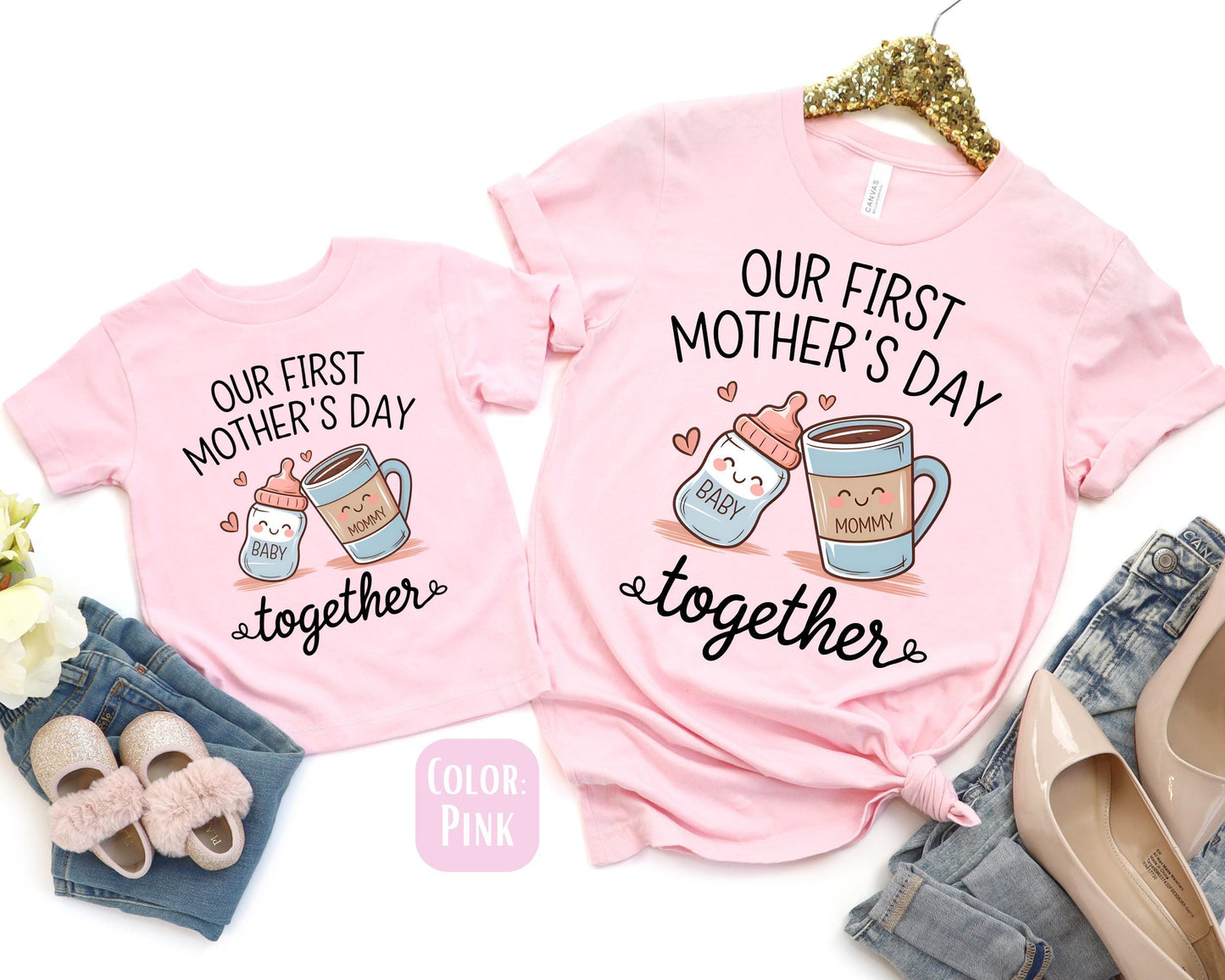 Mama Mini First Mother's Day Shirt, Mother's Day Gift, Matching Mommy and Me Mother's Day Tee, Mama Mini Outfit, First Mother's Day Gift