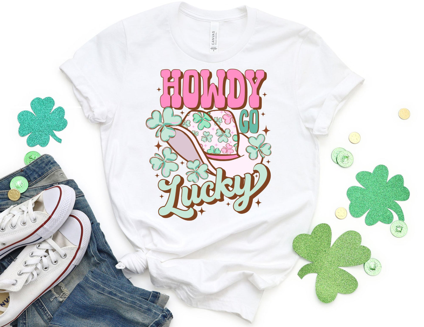 Howdy Go Lucky Shirt - St Patricks day Shirt