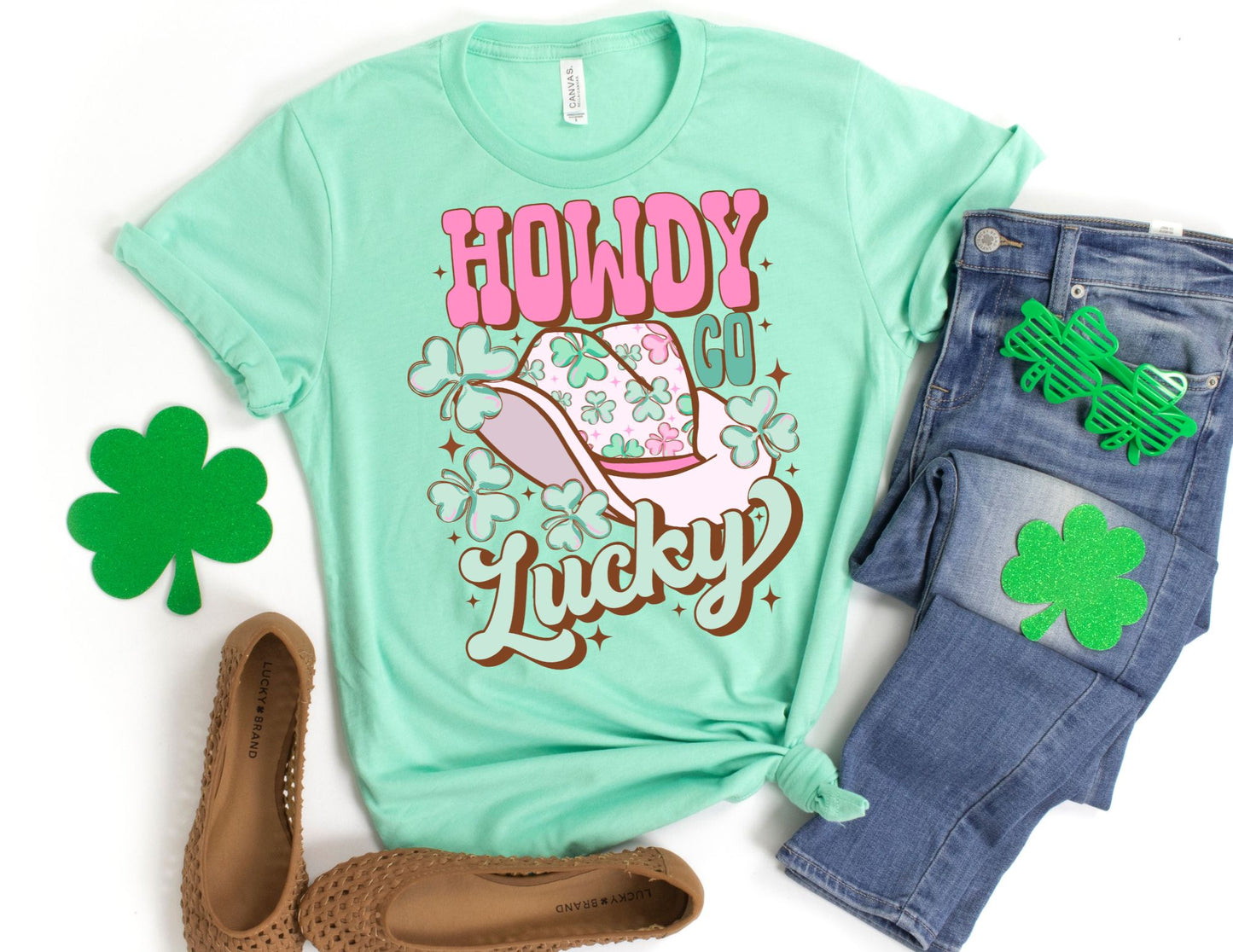 Howdy Go Lucky Shirt - St Patricks day Shirt