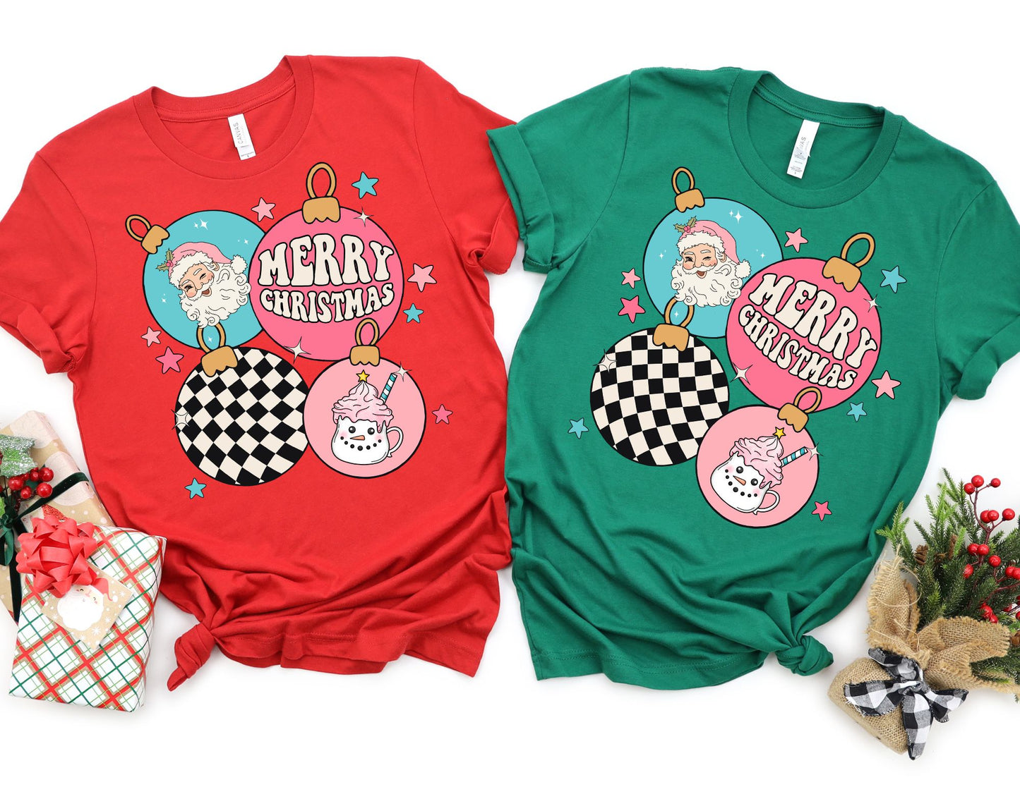 Merry Christmas Ornament Shirt - Christmas Shirt