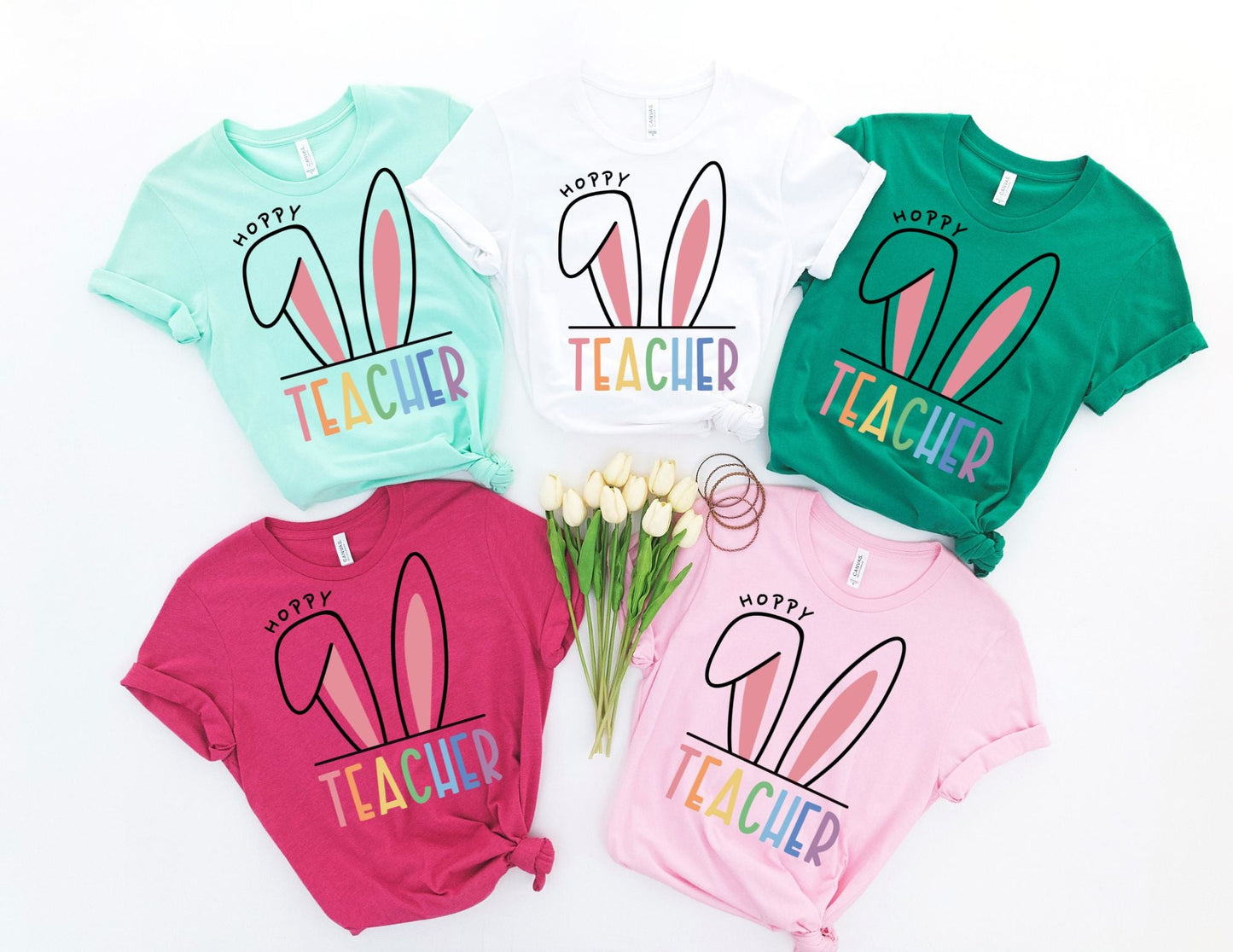 Hoppy Teacher Shirt - Easter Teacher Shirt