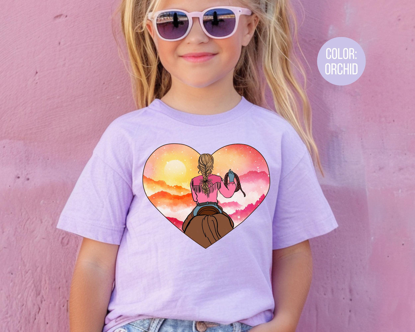 Comfort Colors® Cowgirl Western Shirt, Western Heart Shirt, Trendy Cowgirl Tee, Matching Western Shirts