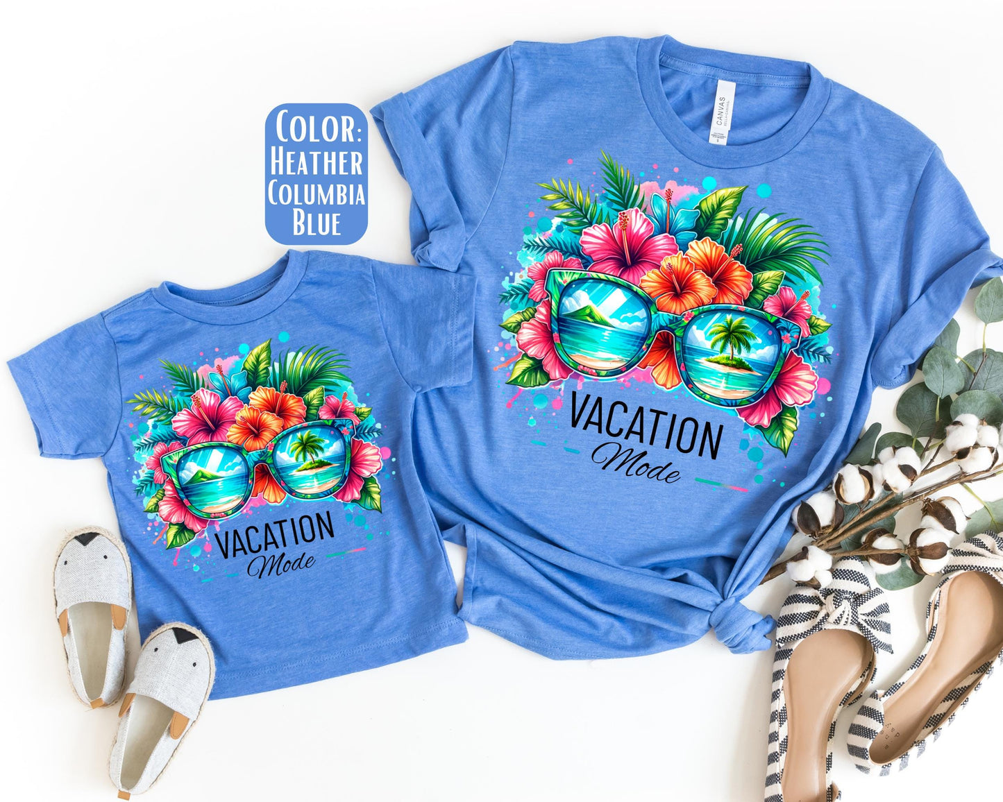 Mama Mini Vacation Mode Shirt, Mother's Day Gift, Matching Mommy and Me Vacation Tee, Family Vacation Shirts, Mama Mini Vacation Outfit