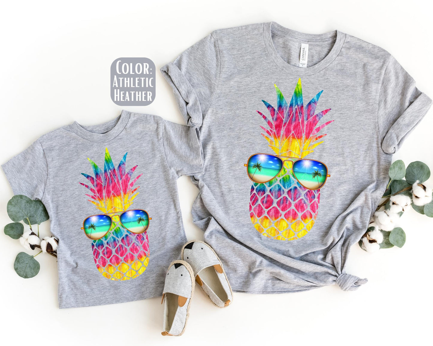 Pineapple Beach Mama and Mini Shirts, Pineapple Mommy and Me tshirts, Beach Vacation Shirts, Mama Mini Set, Mama Mini Outfit, Mother's Day