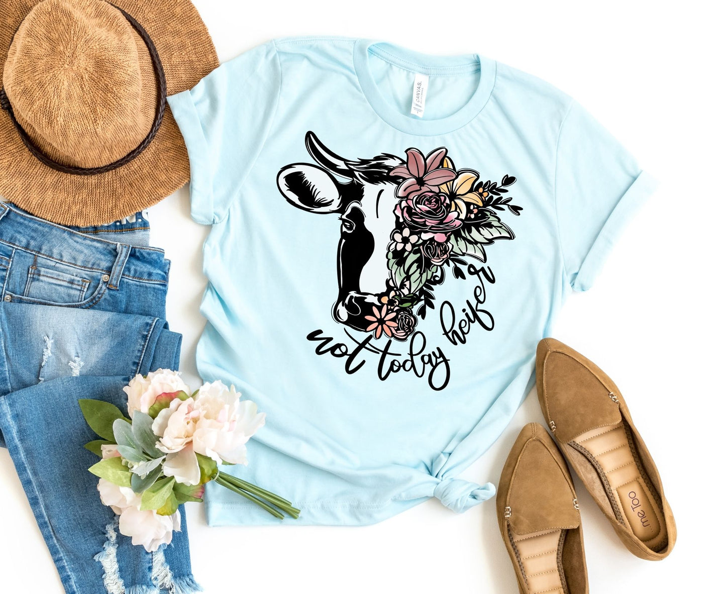 Not Today Heifer Cow Shirt - Funny Shirt