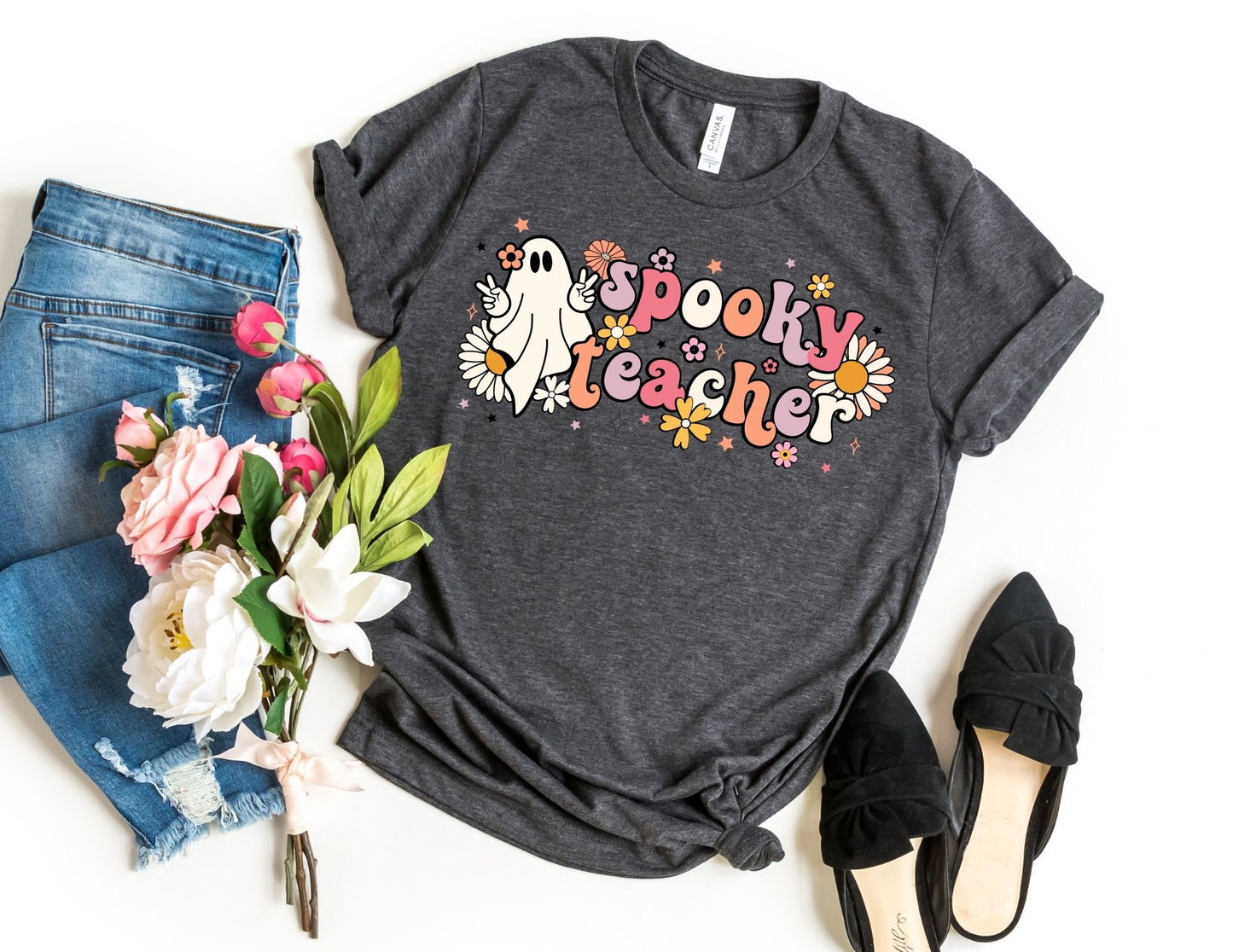 Spooky Teacher Ghost Shirt - Halloween Teacher Shirt