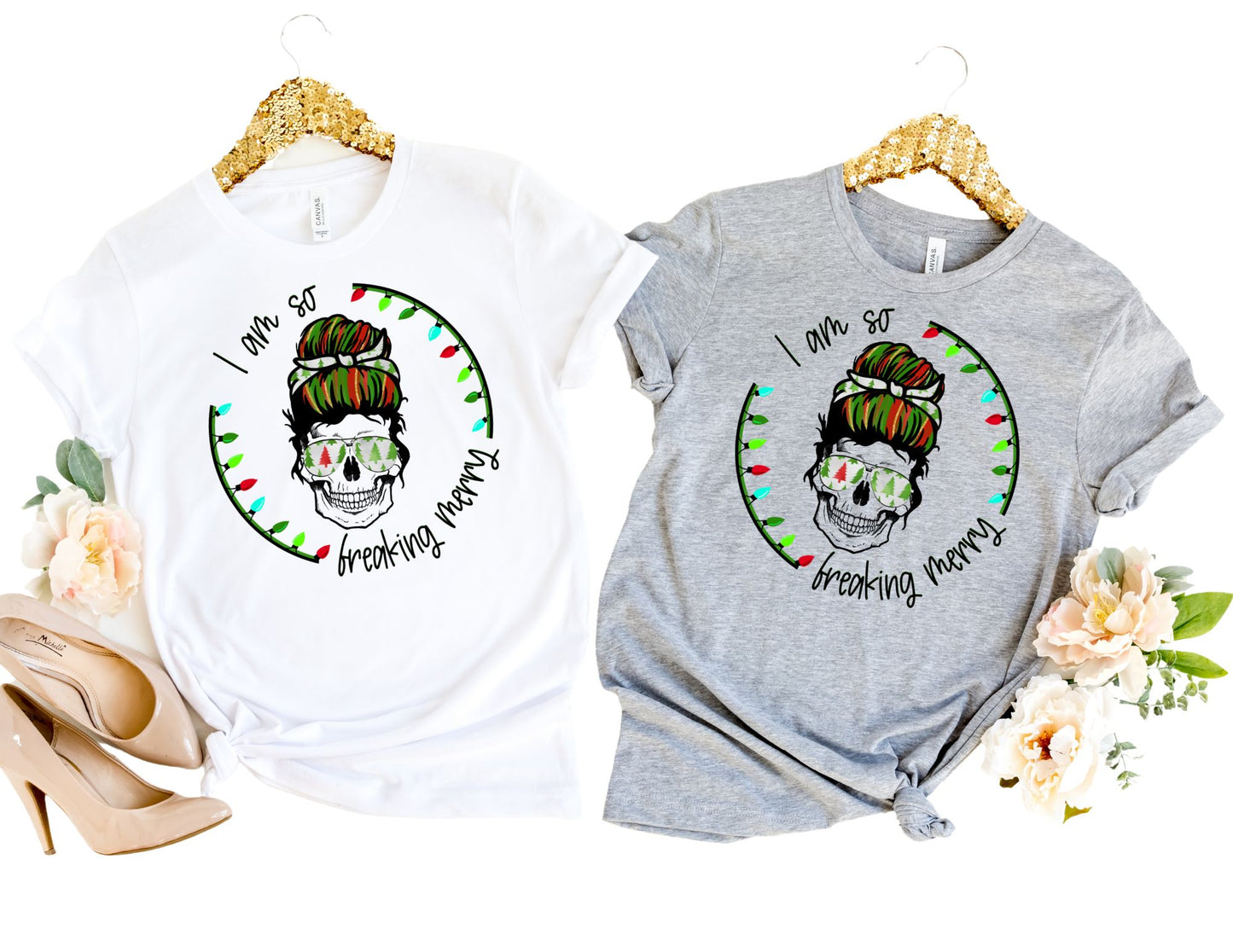 I am so Freaking Merry Christmas Shirt - Mom Christmas T-Shirt