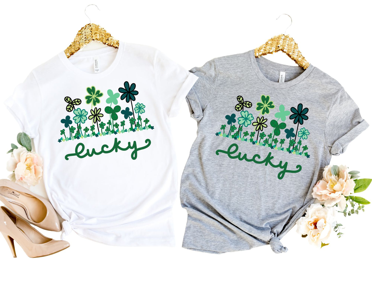 Lucky Flowers Shirt - St Patricks day Shirt
