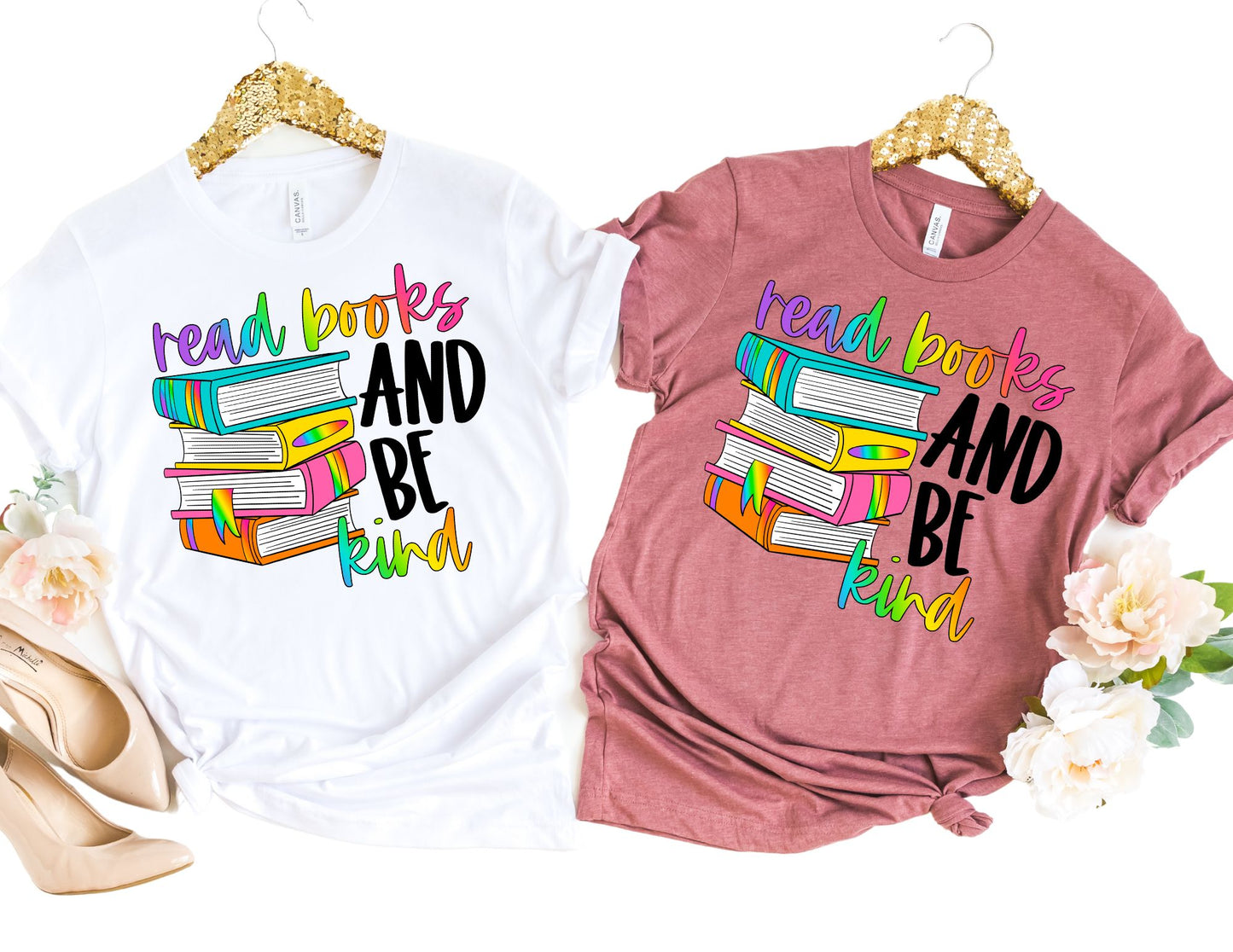 Read Books and be Kind Shirt - Teacher Shirt