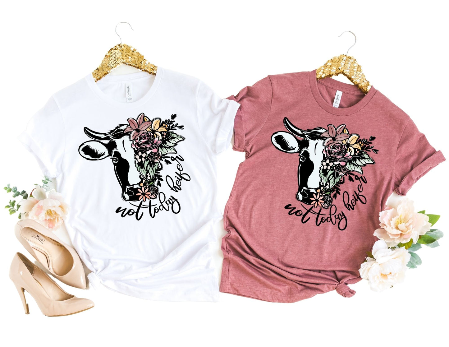 Not Today Heifer Cow Shirt - Funny Shirt