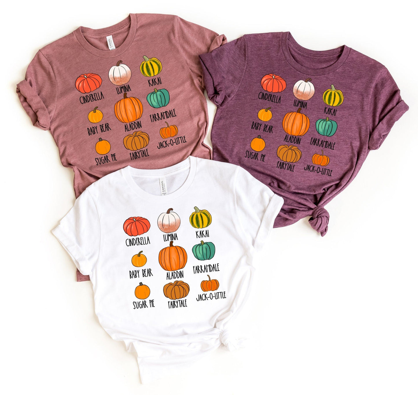 Pumpkin Varieties Shirt - Fall Pumpkin Shirt
