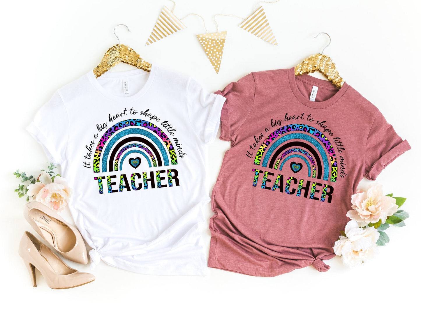 It Takes a Big Heart to Shape Little Minds - Teacher Shirt
