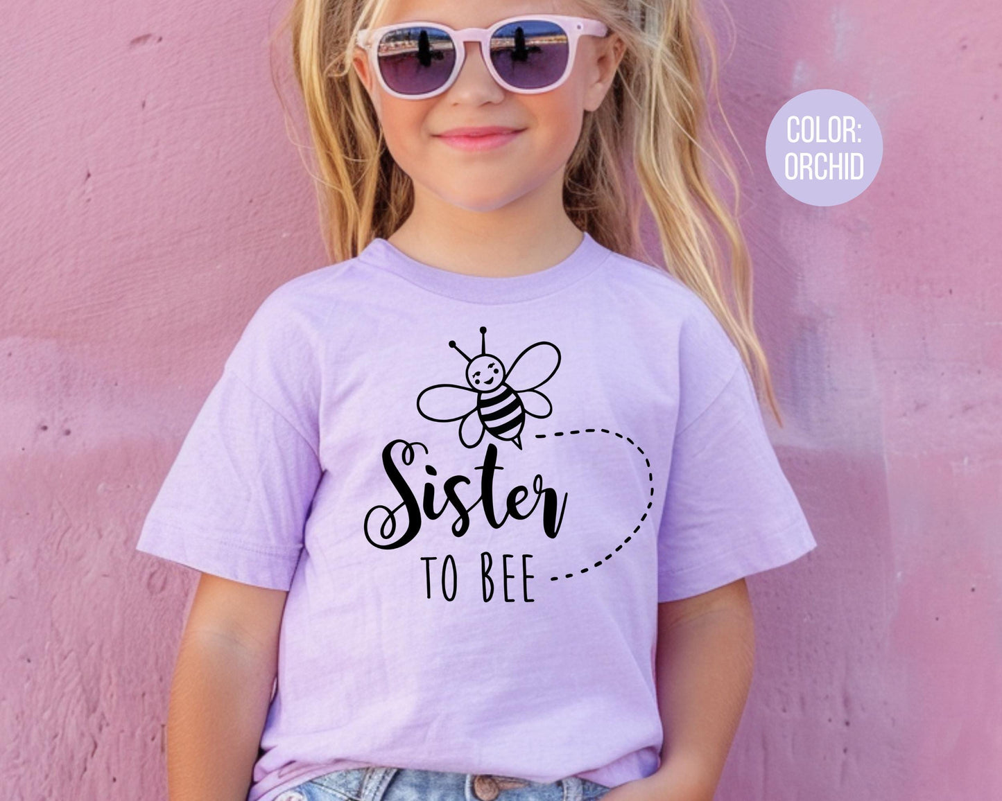 Comfort Colors Sister To Bee Shirt: Big Sister Announcement