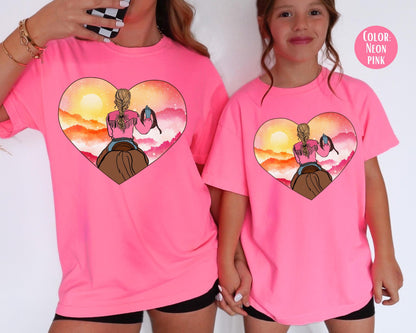 Comfort Colors® Cowgirl Western Shirt, Western Heart Shirt, Trendy Cowgirl Tee, Matching Western Shirts
