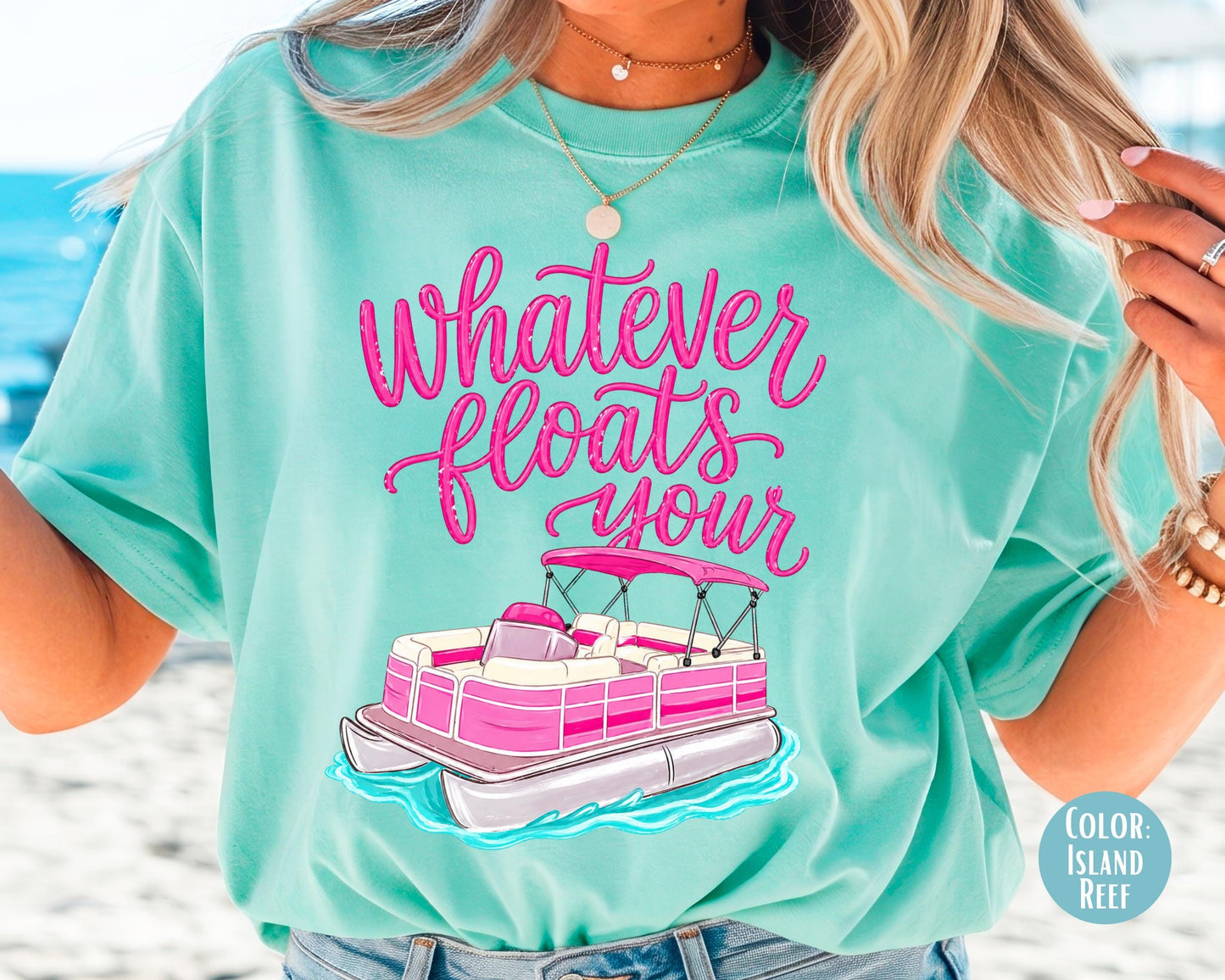 Comfort Colors Whatever Floats Your Boat Shirt, Lake Shirts