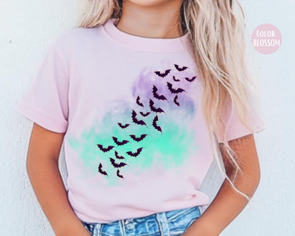 Comfort Colors Spooky Bat Shirt: Halloween Graphic Tee