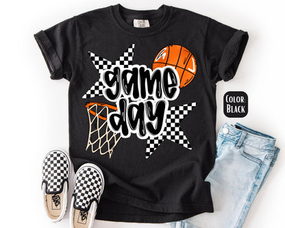 Comfort Colors Boys Basketball Game Day Shirt