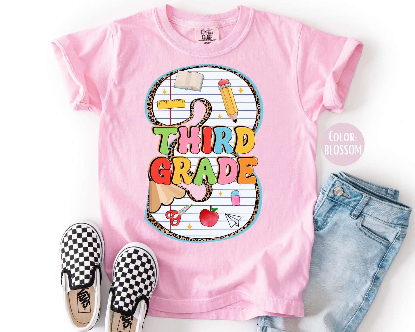 Comfort Colors 3rd Grade Pencil Shirt - Back to School
