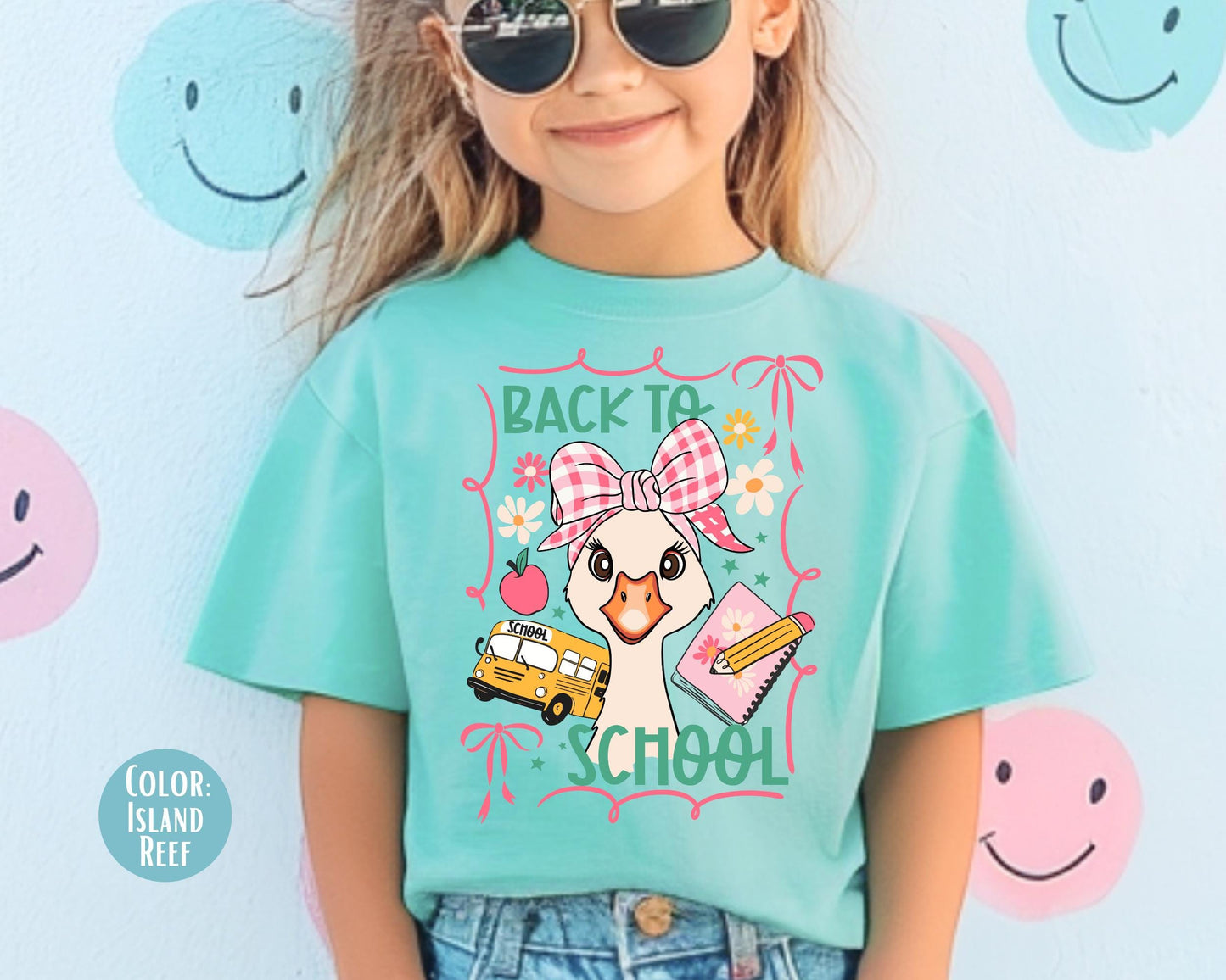 Comfort Colors Goose Back to School Shirt - Kids First Day Tee