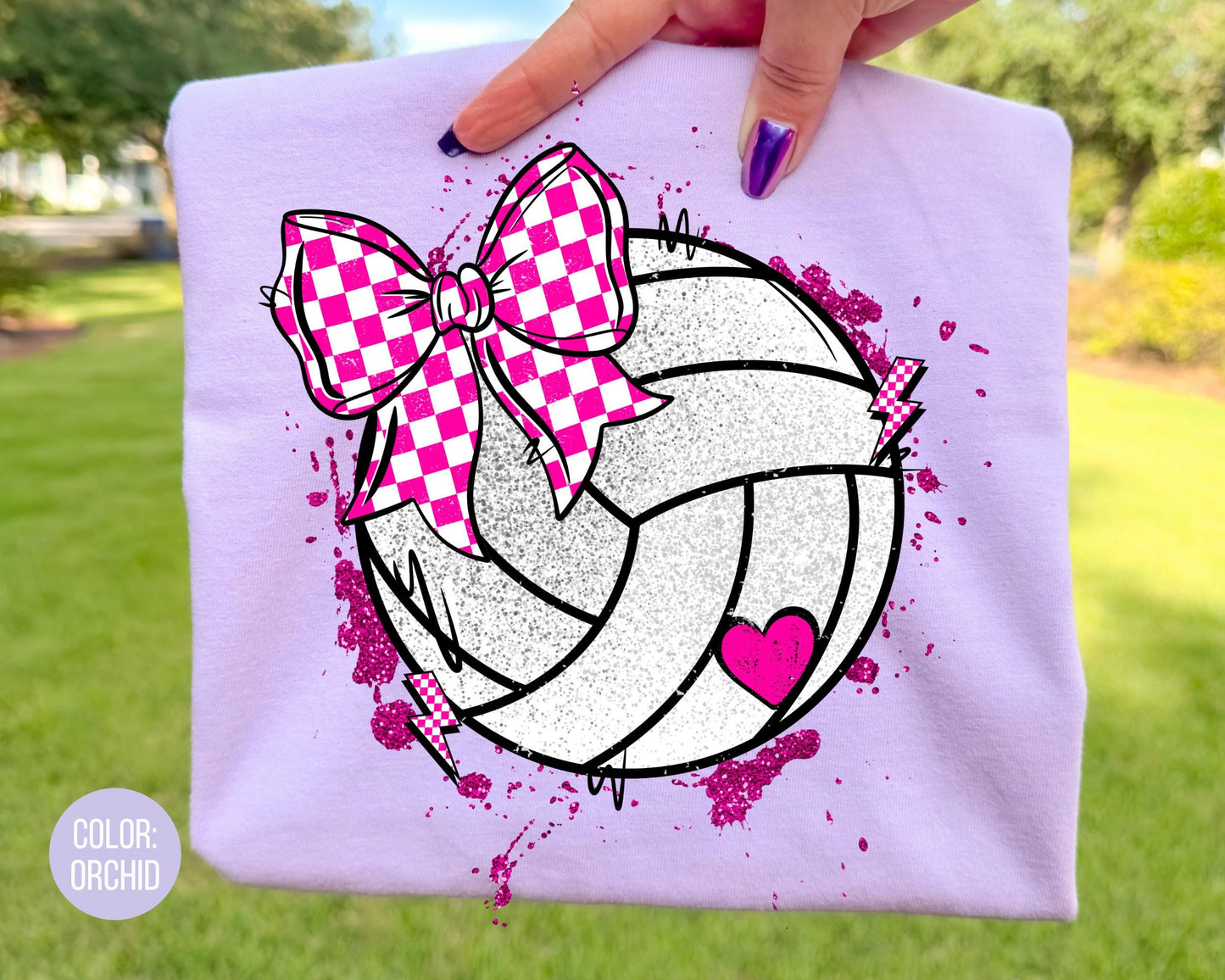 Comfort Colors Girls Volleyball Shirt: Matching Mom & Daughter Volley Shirts