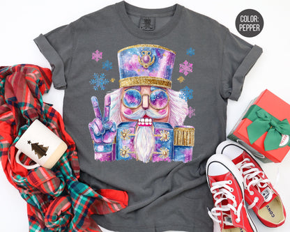 Comfort Colors Funny Pastel Nutcracker Shirt - Nutcracker Christmas Tee