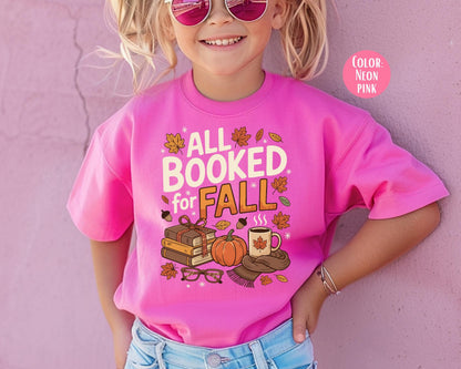 Comfort Colors All Booked for Fall Shirt: Book Lover Reading Tee