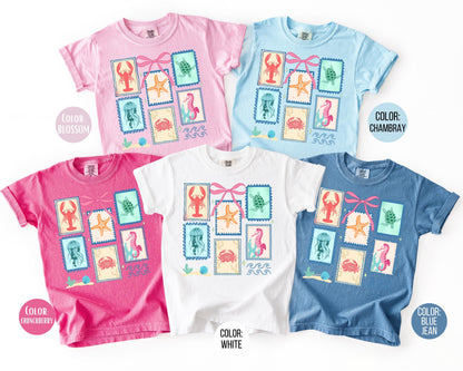 Comfort Colors® Coastal Beach Shirt, Girls Beach Shirts