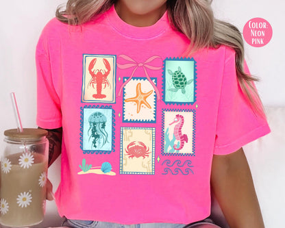 Comfort Colors® Coastal Beach Shirt, Girls Beach Shirts