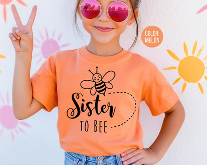 Comfort Colors Sister To Bee Shirt: Big Sister Announcement