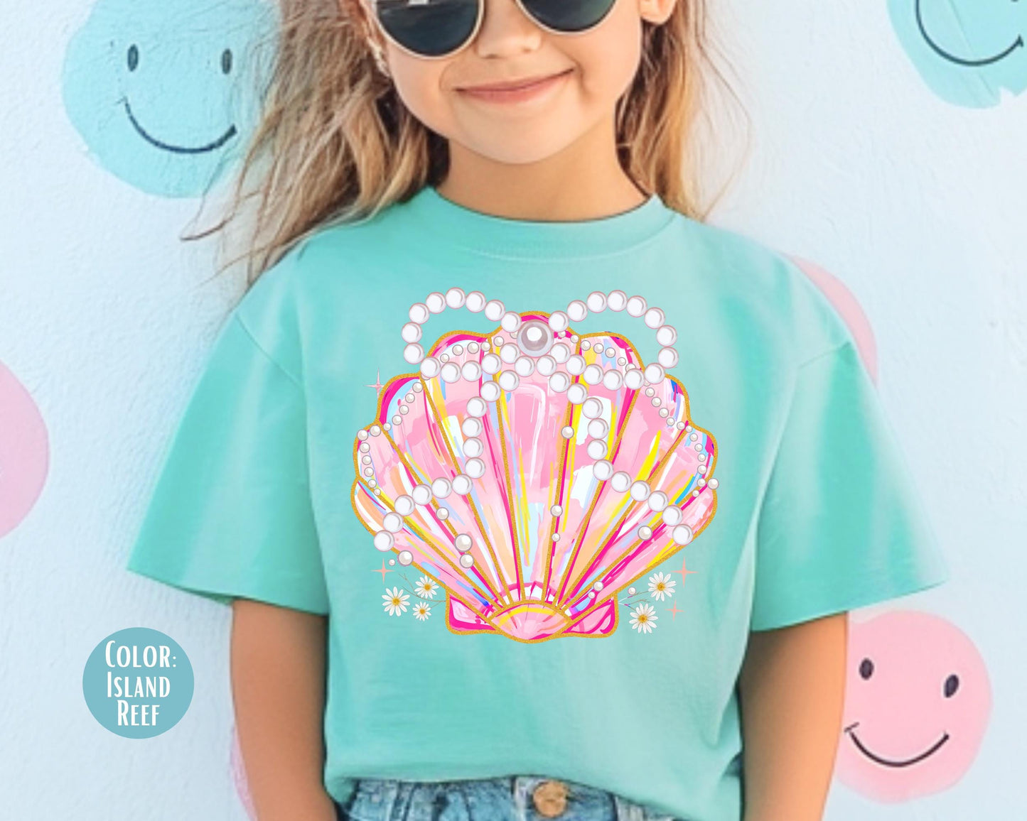 Comfort Colors® Pearl Coquette Clam Shirt, Girls Summer Shirts