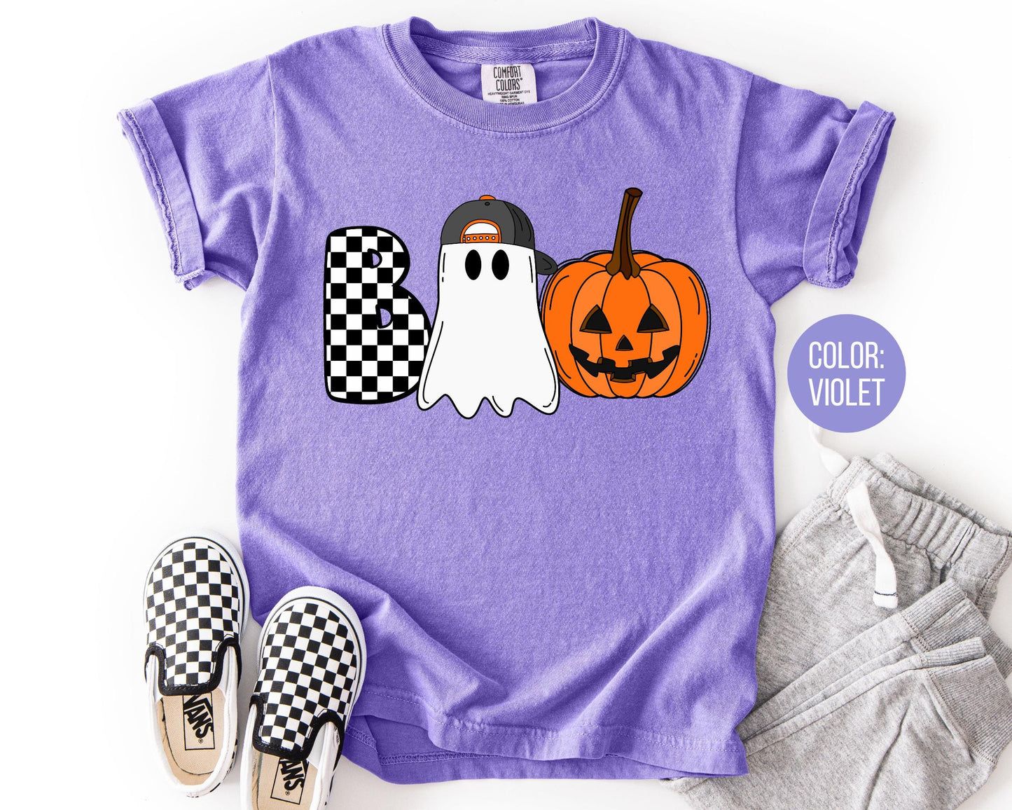 Comfort Colors Boys Boo Shirt: Boys Halloween Tee