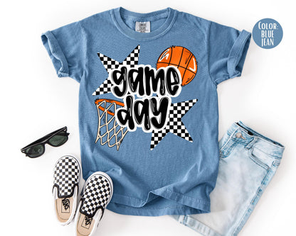 Comfort Colors Boys Basketball Game Day Shirt