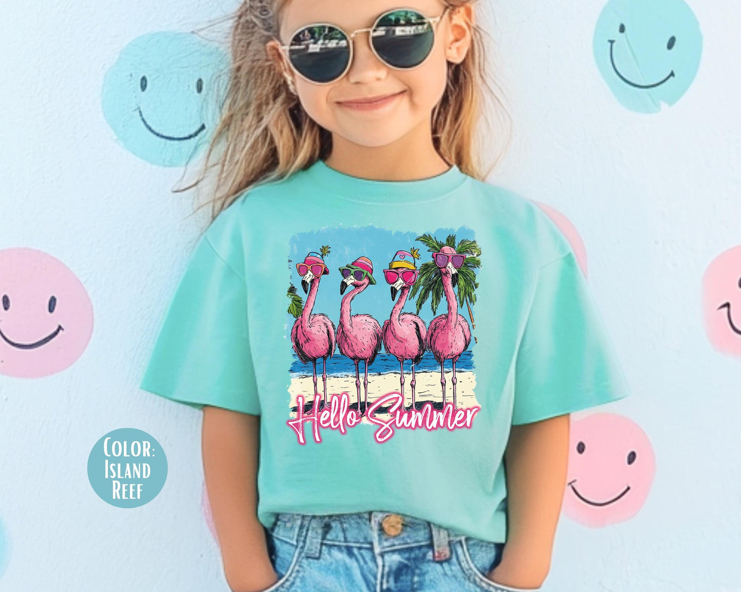 Comfort Colors Flamingo Shirt: Matching Mom & Daughter Summer Tees