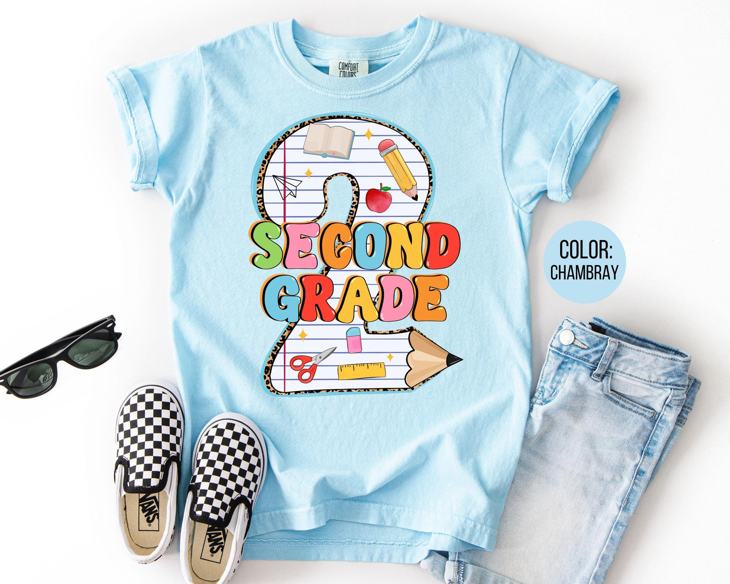Comfort Colors 2nd Grade Shirt: Back to School Tee