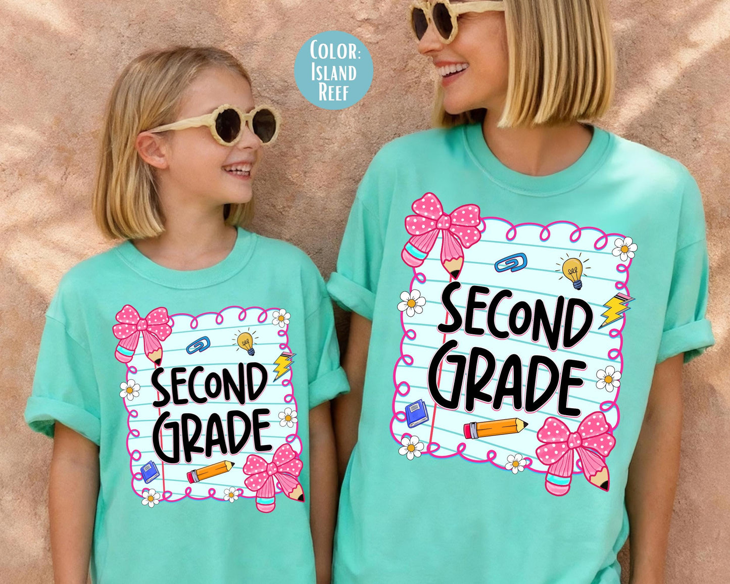 Comfort Colors® Coquette Second Grade Shirt, 2nd Grade Teacher Shirts
