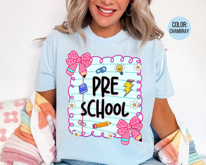 Comfort Colors® Coquette Preschool Shirt, Pre-School Teacher Shirts