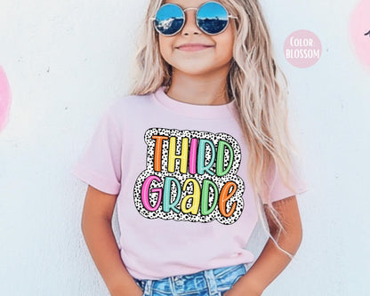 Comfort Colors Dalmatian Third Grade Shirt - Back to School Tee