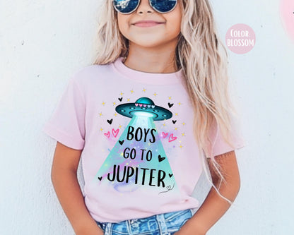 Comfort Colors Boys Go To Jupiter Shirt, Funny Girls Valentines Day Shirt