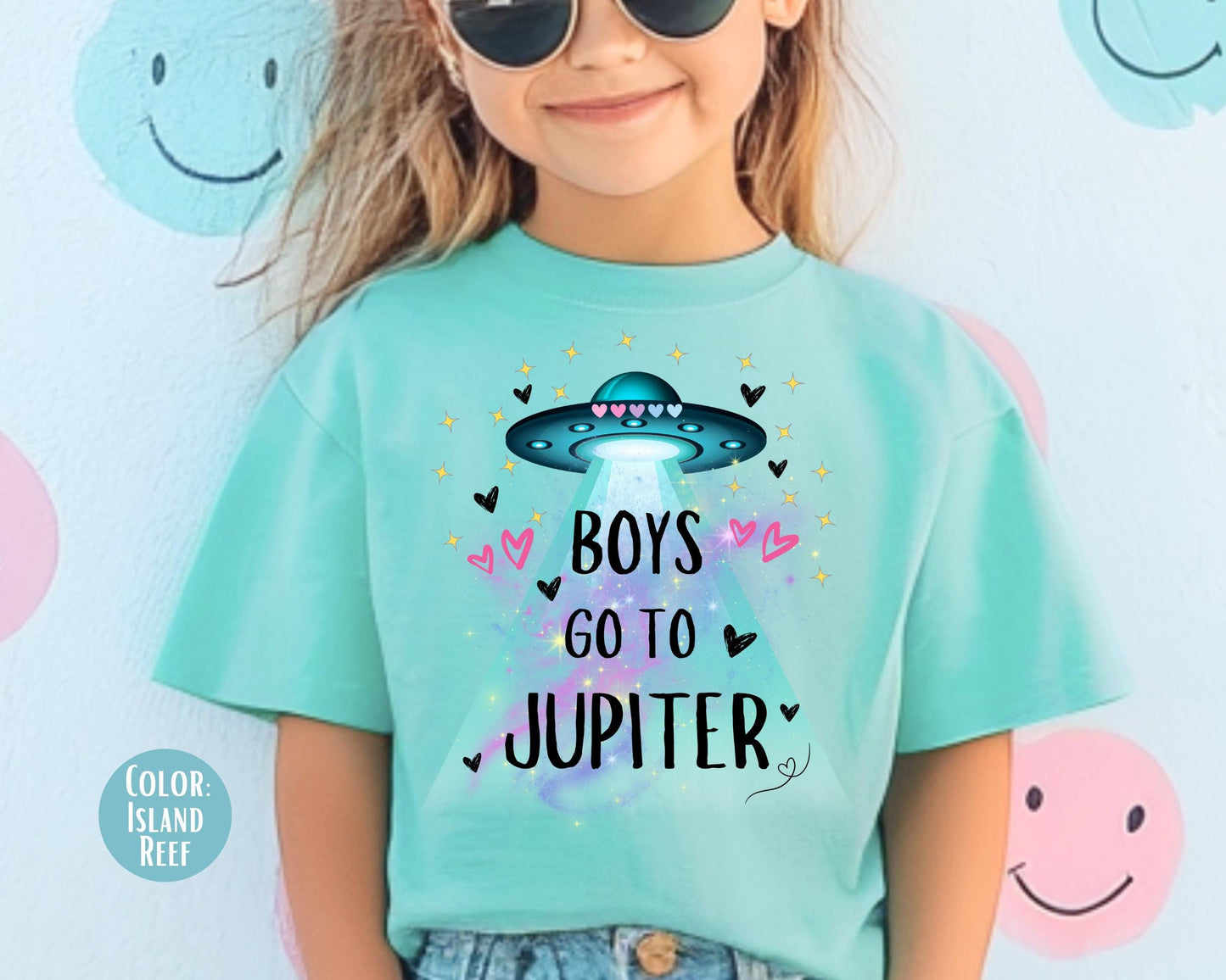 Comfort Colors Boys Go To Jupiter Shirt, Funny Girls Valentines Day Shirt
