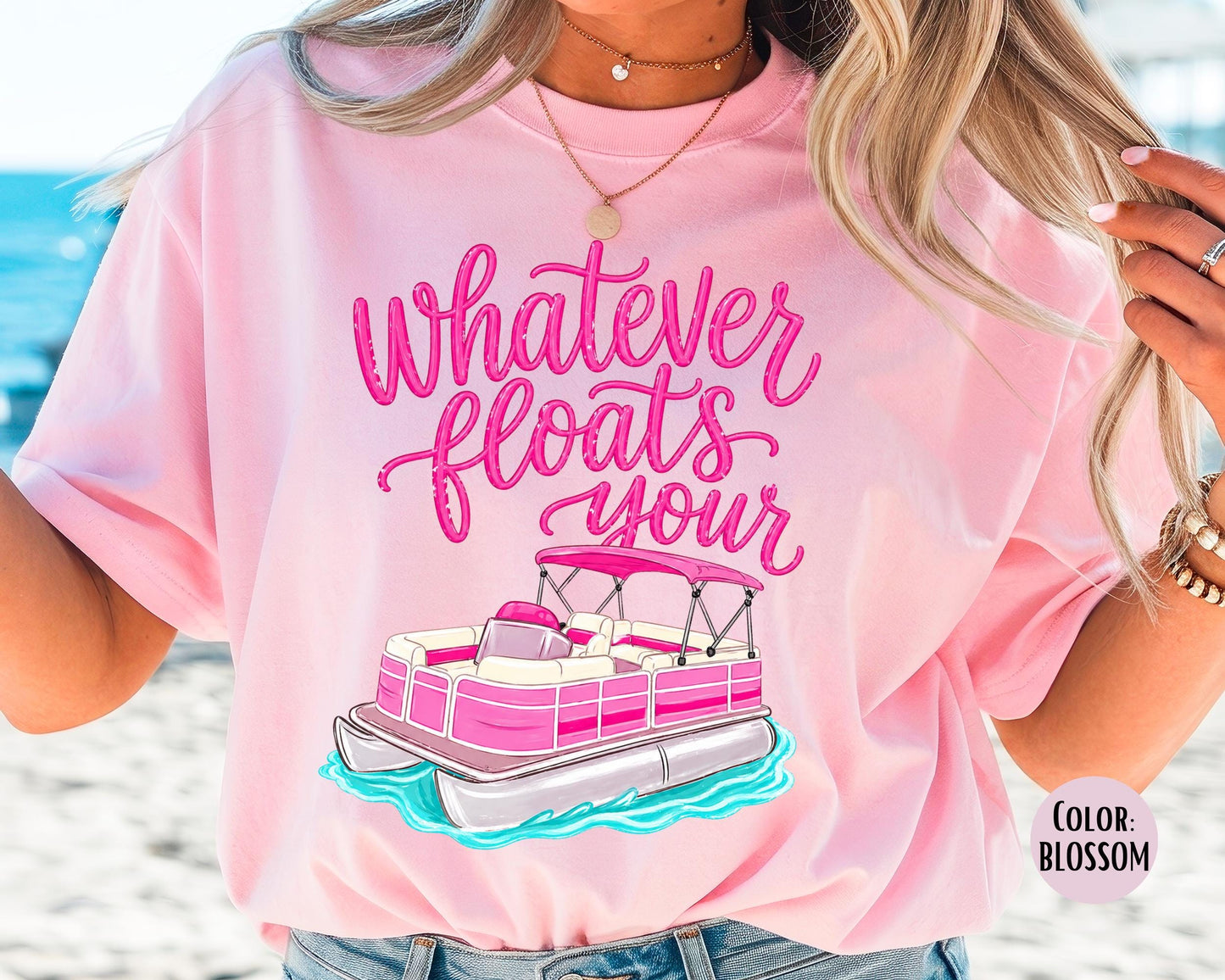 Comfort Colors Whatever Floats Your Boat Shirt, Lake Shirts