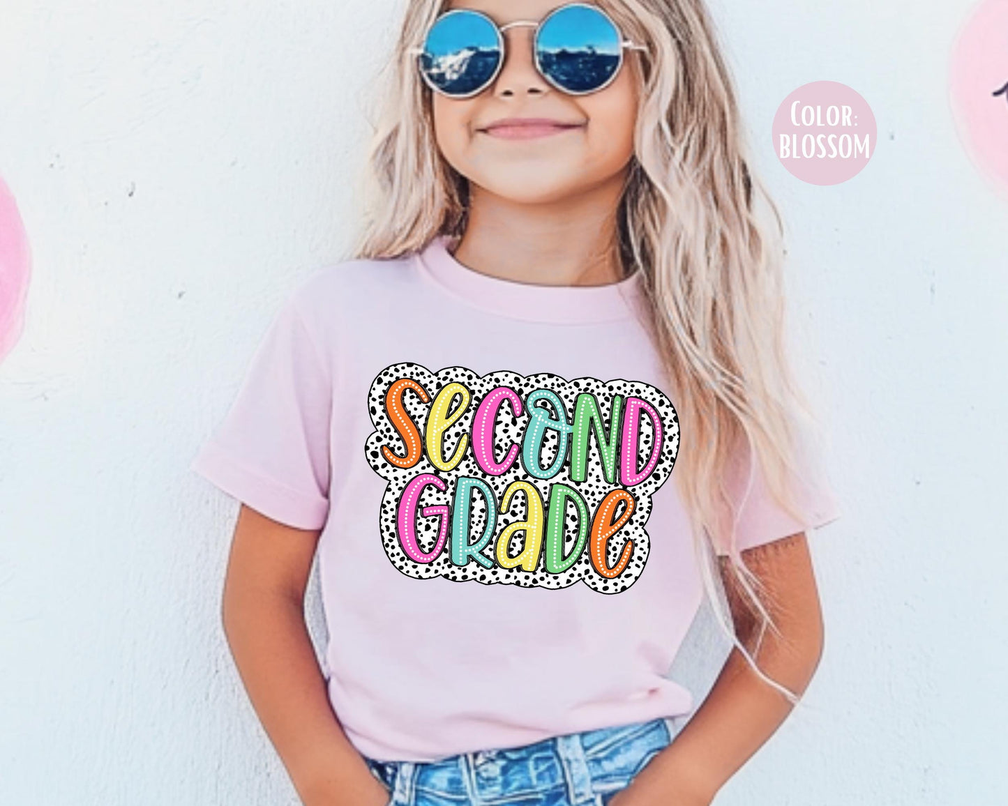 Comfort Colors Dalmatian Second Grade Shirt - Back to School Tee