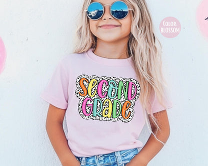 Comfort Colors Dalmatian Second Grade Shirt - Back to School Tee