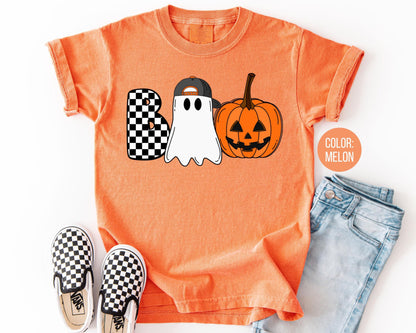 Comfort Colors Boys Boo Shirt: Boys Halloween Tee