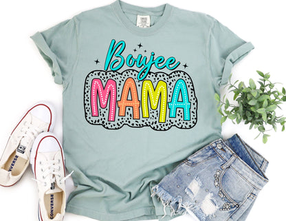 Comfort Colors Boujee Mama Shirt, Funny Mom Tee