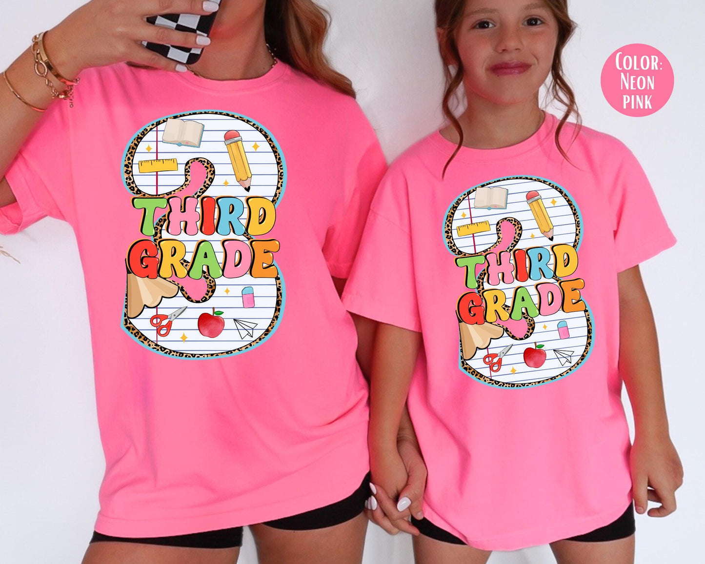 Comfort Colors 3rd Grade Pencil Shirt - Back to School