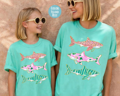 Comfort Colors® Preppy Shark Shirt, Shark Week Shirts